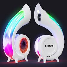 XM-G69 PRO RGB Atmosphere Wireless Speaker 265 Light Modes LED Light Can Be Used As Clock and Can Insert TF Card
