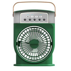 Rechargeable Air Cooling USB Fan with LED Night Light Water Fan