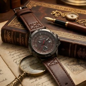 Tabular Boys Leather Belt Watch