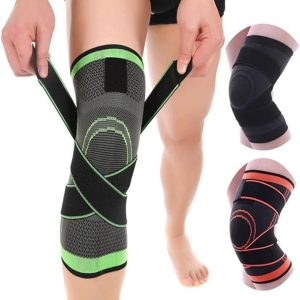 UNBIT Knee Braces， Kneelet Sports Knee Pads Cycling Man Adjustable Women Compression Elastic Knee Support Fitness Equipment Protective