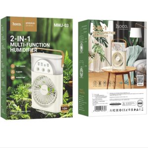 Hoco MMJ03 2-in-1 Multi-Function Humidifier Fan Best Quality